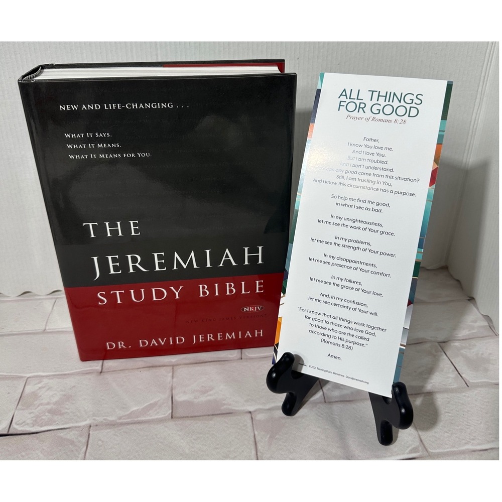 Dr David Jeremiah The Jeremiah Study Bible NKJV New King James Version Hardcover